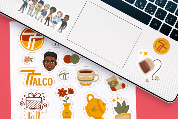 Honor your furry companions with customized sticker pages